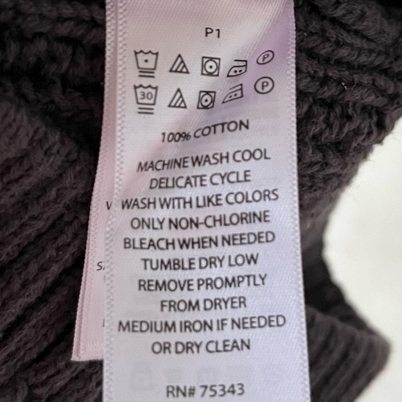 •Aspen Kids• Shawl Collared 100% Cotton Pullover Sweater - Size 2T - Picture 5 of 6